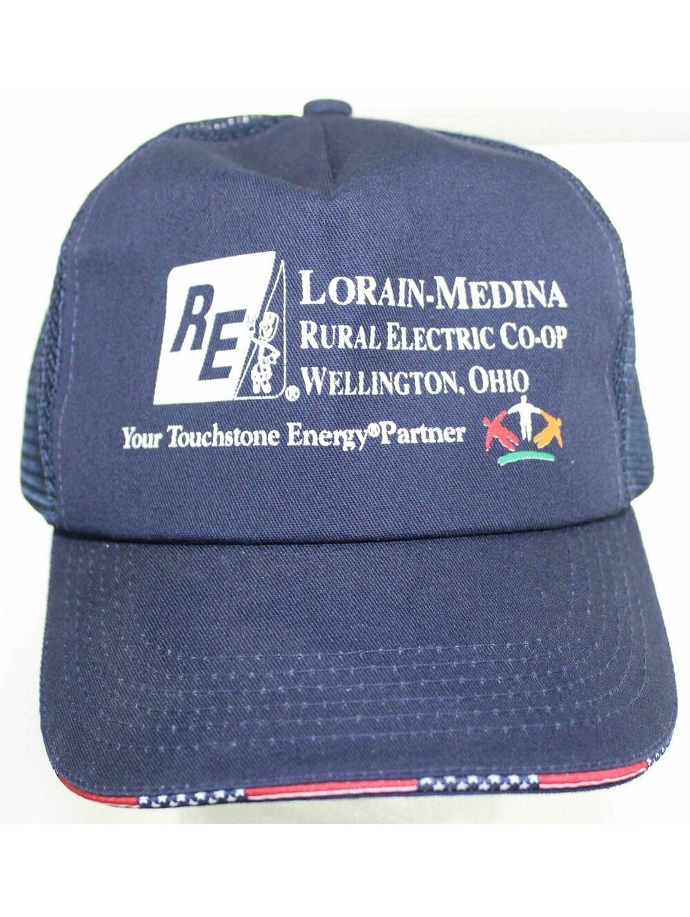 VTG Lorain-Medina Rural Electric Co-Op Wellington OH Trucker Hat K-Products USA
